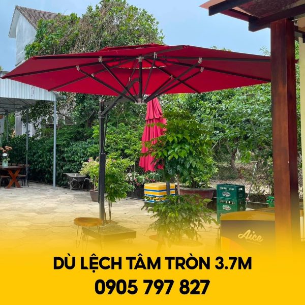 Dù tròn lệch tâm 3.7m