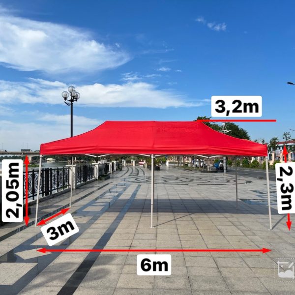 Lều xếp di động 3m x 6m