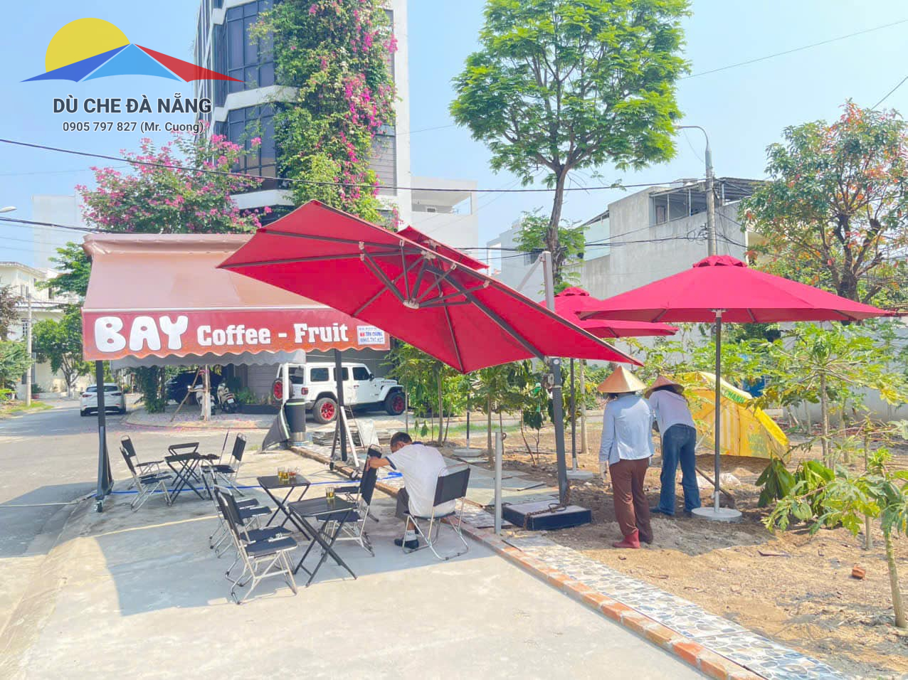 Dù che giá rẻ tại Đà Nẵng  – Bền đẹp, đa dạng mẫu mã