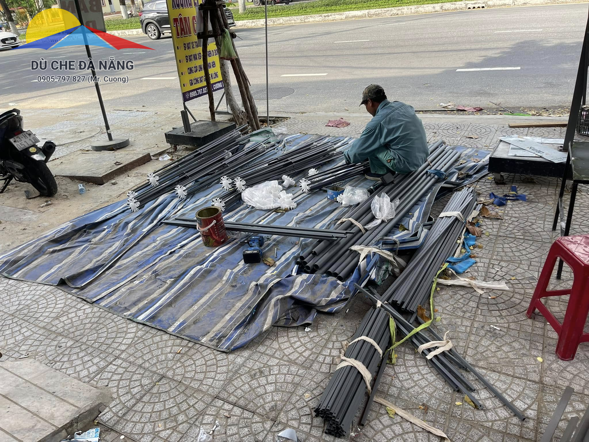 Thay bạt áo dù, sửa chữa dù Đà Nẵng – Nhanh chóng, hỗ trợ 24/7