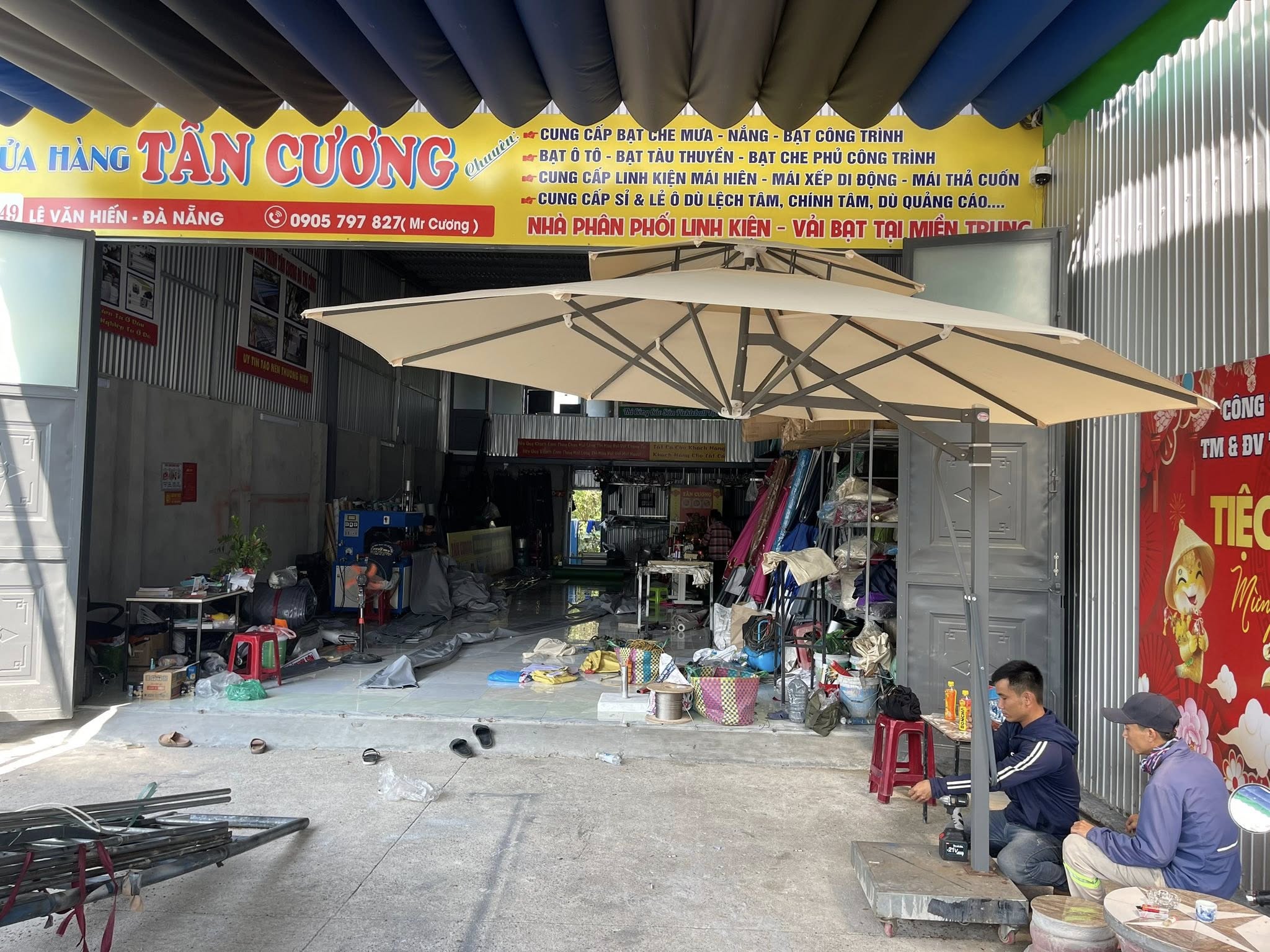Cung cấp dù che ngoài trời chuyên nghiệp tại Đà Nẵng – Bảo hành 12 tháng