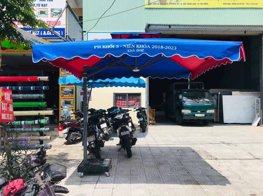 Dù che lệch tâm 2 tầng chất lượng, giá rẻ tại Đà Nẵng – Lắp đặt nhanh