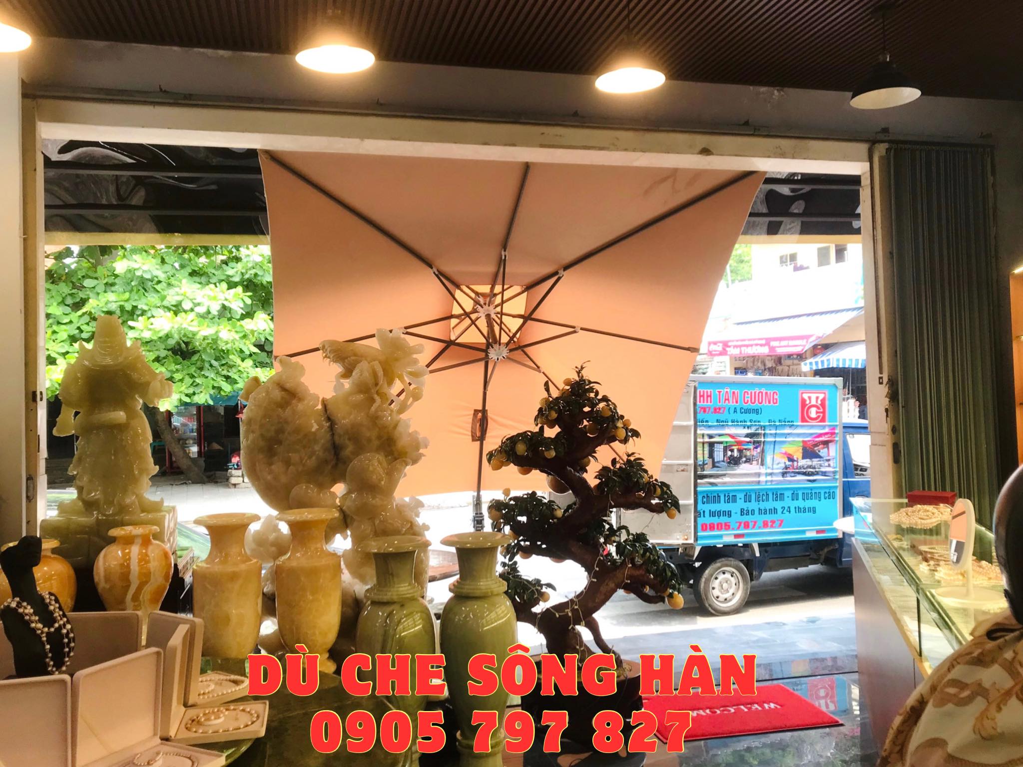 Dù che nghiêng giá rẻ tại Đà Nẵng – Cam kết vải dù chất lượng