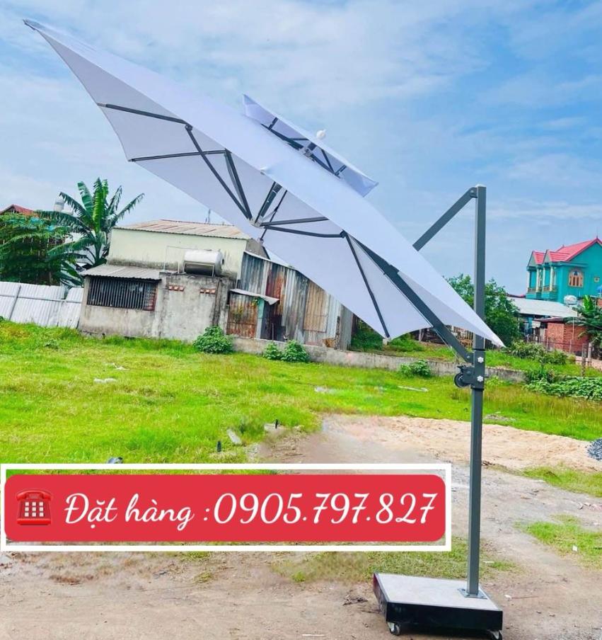 Dù che nghiêng xoay 360° tại Đà Nẵng – Tư vấn miễn phí theo yêu cầu