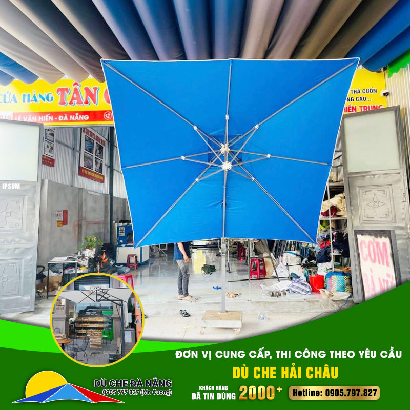 Dù che Hải Châu: Đơn vị cung cấp, thi công theo yêu cầu nhanh chóng